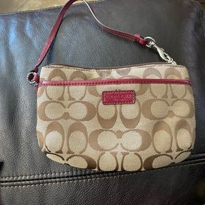 Small Coach Wristlet
